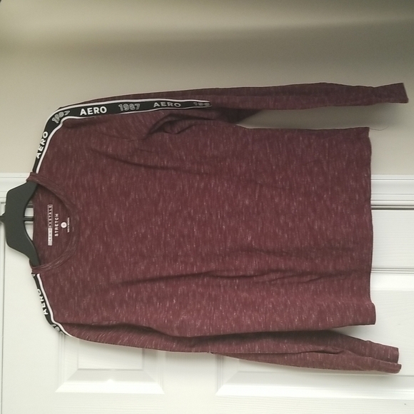 Aeropostale Men's Stretch Long Sleeve Shirt - Picture 1 of 11